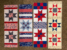 The Quilters: Cheryl - 4 of 8 Table Runner gifts for Vets